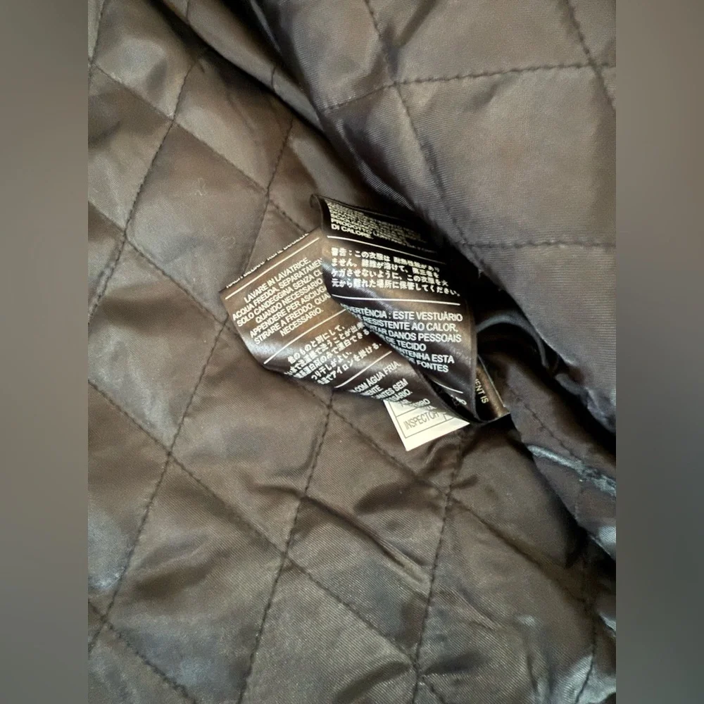 Harley-Davidson Black and Orange XL Embroidered Patch Men's Bomber Jacket - Picture 6 of 15